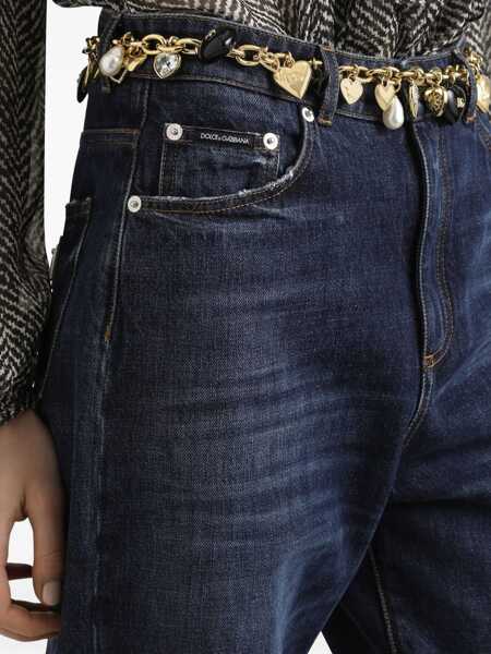 Blugi Dolce & Gabbana Boyfriend Jeans VARIANTE ABBINATA Femei (BM 18898447) 4