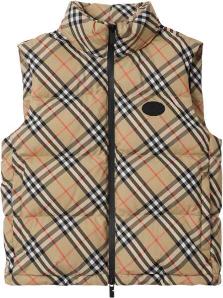 Geci de iarna Burberry Check vest Down Jacket SAND IP CHECK Femei (BM 18898468) 1