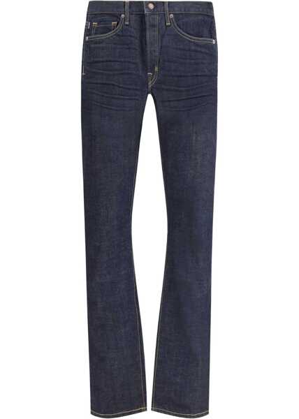 Blugi Tom Ford Straight Jeans RINSE BLUE Barbati (BM 18898519) 1