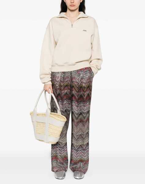 Pantaloni casual MISSONI BEACHWEAR Zigzag patterned Pants LIGHT MULTICTONES Femei (BM 18898537) 2