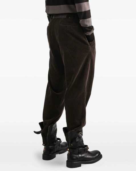 Pantaloni casual Dolce & Gabbana Corduroy Pants MARRONE-GRIGIO 5 Barbati (BM 18898600) 5