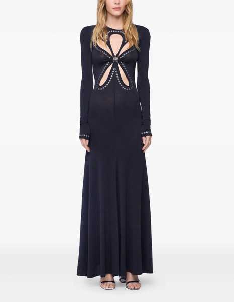 Rochii casual RABANNE Second Skin Effect Long Dress BLACK Femei (BM 18898909) 2