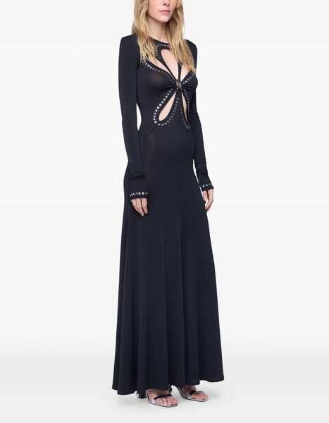 Rochii casual RABANNE Second Skin Effect Long Dress BLACK Femei (BM 18898909) 3