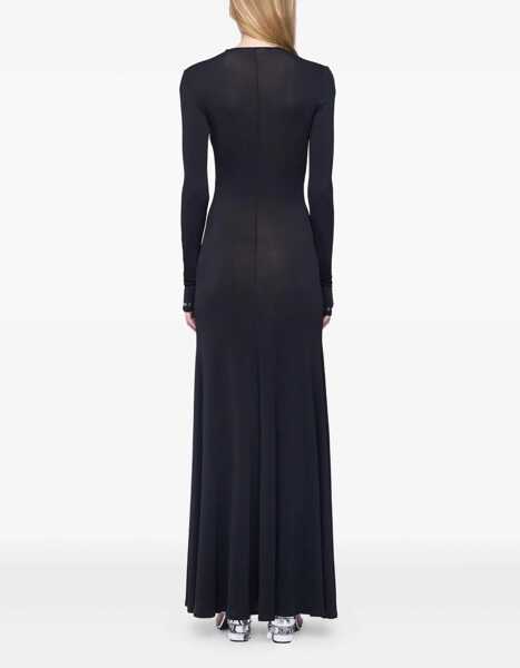 Rochii casual RABANNE Second Skin Effect Long Dress BLACK Femei (BM 18898909) 4