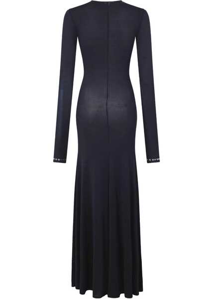 Rochii casual RABANNE Second Skin Effect Long Dress BLACK Femei (BM 18898909) 5