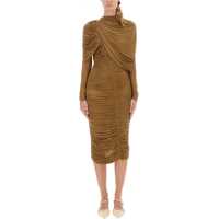 Rochii casual Draped Midi Dress Femei