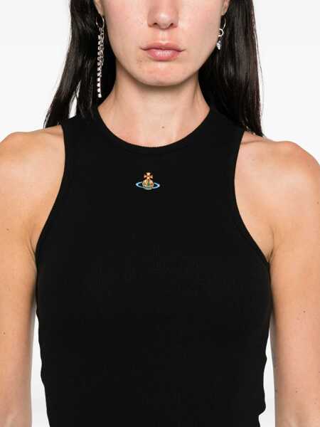 Bluze Vivienne Westwood Tops With Logo BLACK Femei (BM 18898927) 5