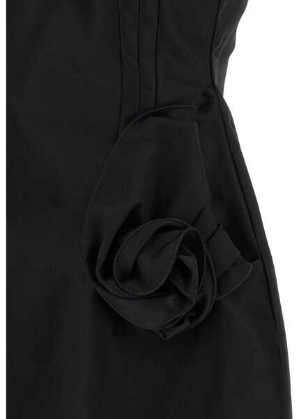 Rochii casual Magda Butrym Mini Dress With Rosehip Detail BLACK Femei (BM 18898945) 4