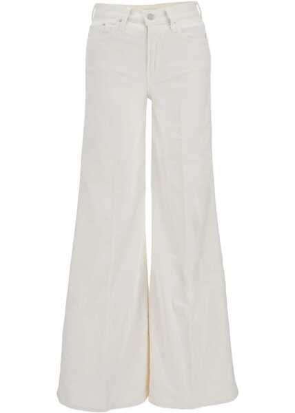 Pantaloni casual MOTHER The Twister Sneak Pants WHITE Femei (BM 18899026) 1