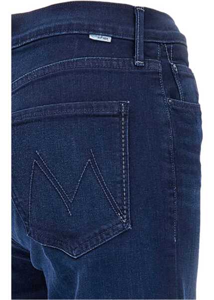 Blugi MOTHER The Twister Sneak Denim Jeans BLUE Femei (BM 18899047) 3