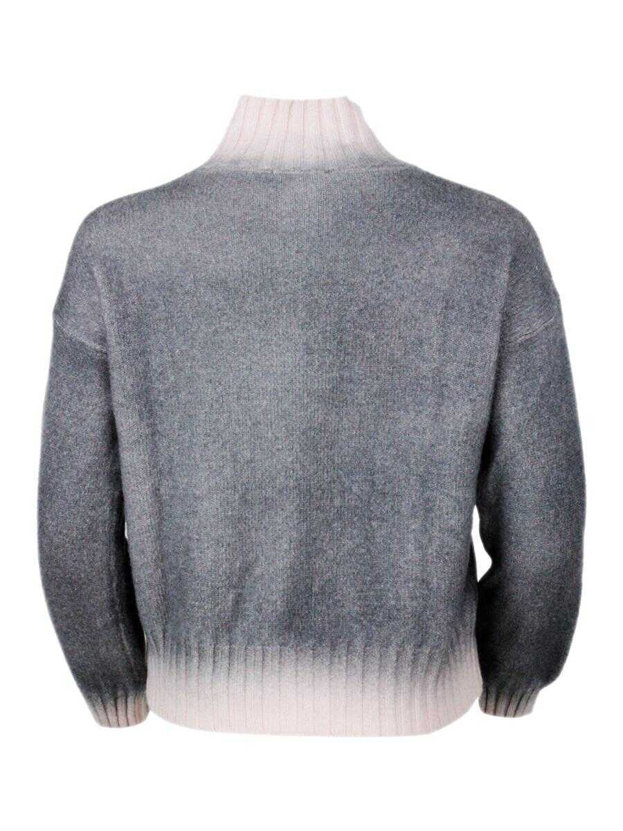 Pulovere PloumanacH PloumanacH Sweaters GRIGIO - ROSA Femei (BM 18899847) 3