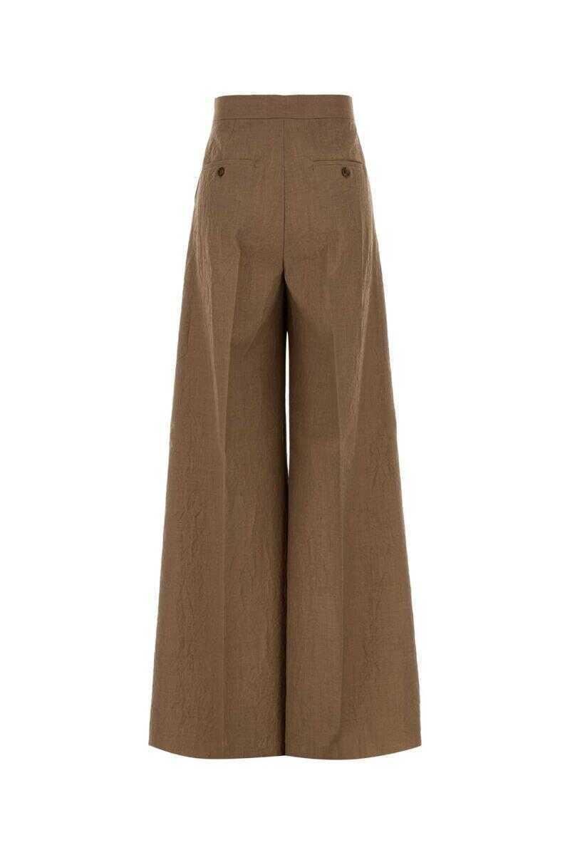 Pantaloni casual Max Mara Max Mara Pants Brown Femei (BM 18900168) 2