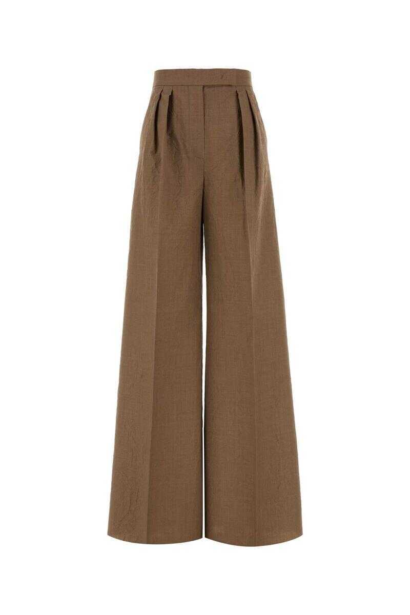 Pantaloni casual Max Mara Max Mara Pants Brown Femei (BM 18900168) 1