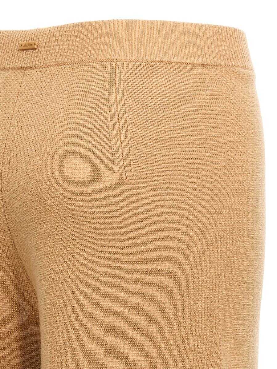 Pantaloni casual Max Mara Max Mara Judy Pants BROWN Femei (BM 18900237) 4