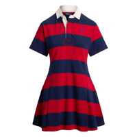 Tricouri Polo Polo Ralph Lauren Striped Cotton Rugby Dress Femei