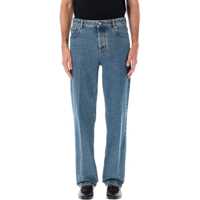 Blugi Valentino Garavani Straight-Leg Blue Denim Jeans Barbati