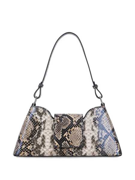 Genti de umar Justine Clenquet Justine Clenquet Marla Python-Effect Bag Beige Femei (BM 18900516) 2
