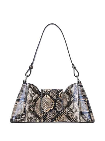 Genti de umar Justine Clenquet Justine Clenquet Marla Python-Effect Bag Beige Femei (BM 18900516) 1