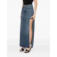 Fuste COPERNI Dama - Fuste COPERNI Coperni Garter Belt Denim Skirt BLUE Femei (BM 18900525) - B-mall.ro