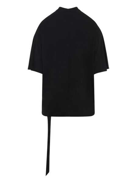 Tricouri Rick Owens Rick Owens Drkshdw Tommy T Oversized Black Cotton Jersey T-Shirt Black Barbati (BM 18900534) 1