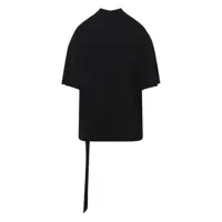 Tricouri Rick Owens Drkshdw Tommy T Oversized Black Cotton Jersey T-Shirt Barbati