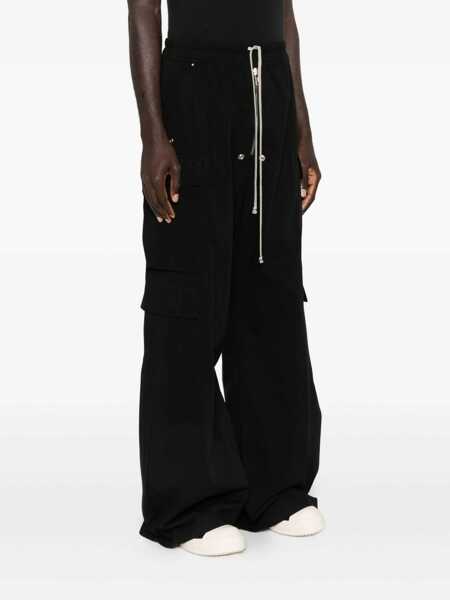 Pantaloni Rick Owens Rick Owens Drkshdw Double Cargo Jumbo Belas Cotton Pant Black Barbati (BM 18900537) 3