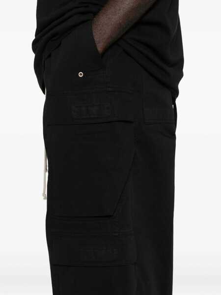 Pantaloni Rick Owens Rick Owens Drkshdw Double Cargo Jumbo Belas Cotton Pant Black Barbati (BM 18900537) 5