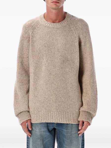 Pulovere A.P.C. A.P.C. Harris Crewneck Wool Jumper Beige Barbati (BM 18900561) 1