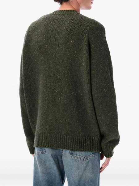 Pulovere A.P.C. A.P.C. Harris Crewneck Wool Jumper DK GREEN Barbati (BM 18900564) 2