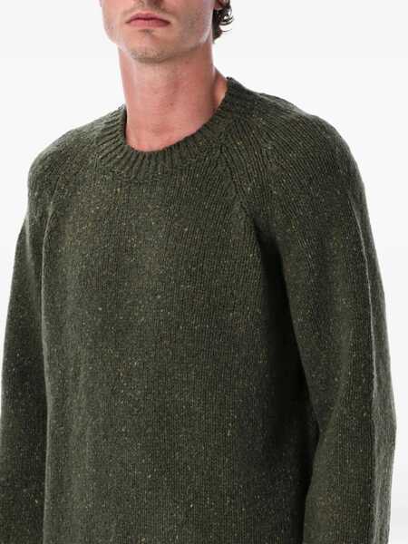 Pulovere A.P.C. A.P.C. Harris Crewneck Wool Jumper DK GREEN Barbati (BM 18900564) 3