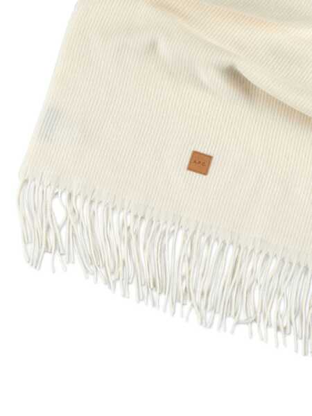 Esarfe A.P.C. A.P.C. Aria Wool Scarf With Logo Beige Barbati (BM 18900621) 2