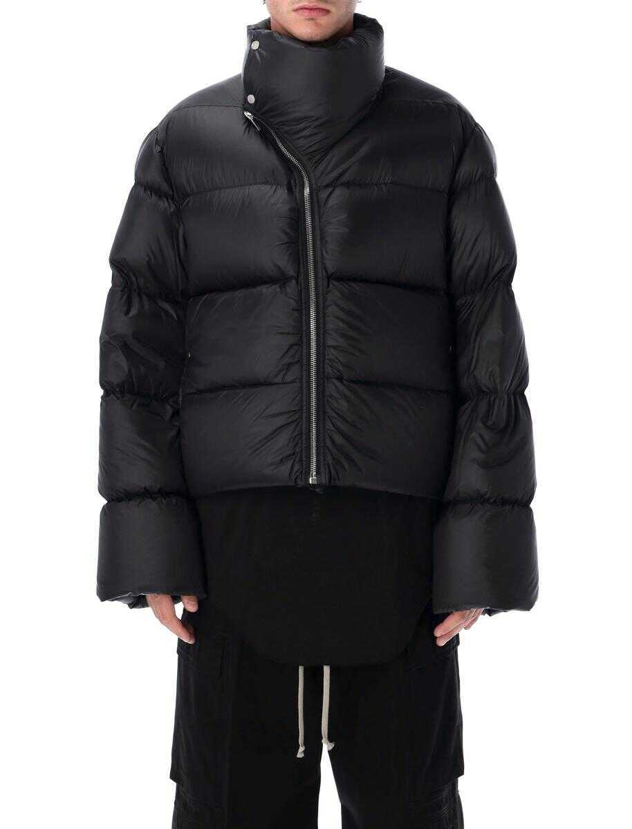 Geci de iarna Rick Owens Rick Owens Black Turtle Cropped Down Jacket Black Barbati (BM 18900675) 1