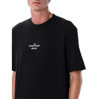 Tricouri Stone Island pentru Barbati - Tricouri Stone Island Stone Island Archivio Organic Cotton T-Shirt Black Barbati (BM 18900678) - B-mall.ro