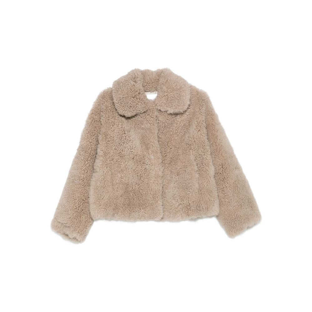 Geci YVES SALOMON Yves Salomon Jackets Beige Femei (BM 18900765) 1