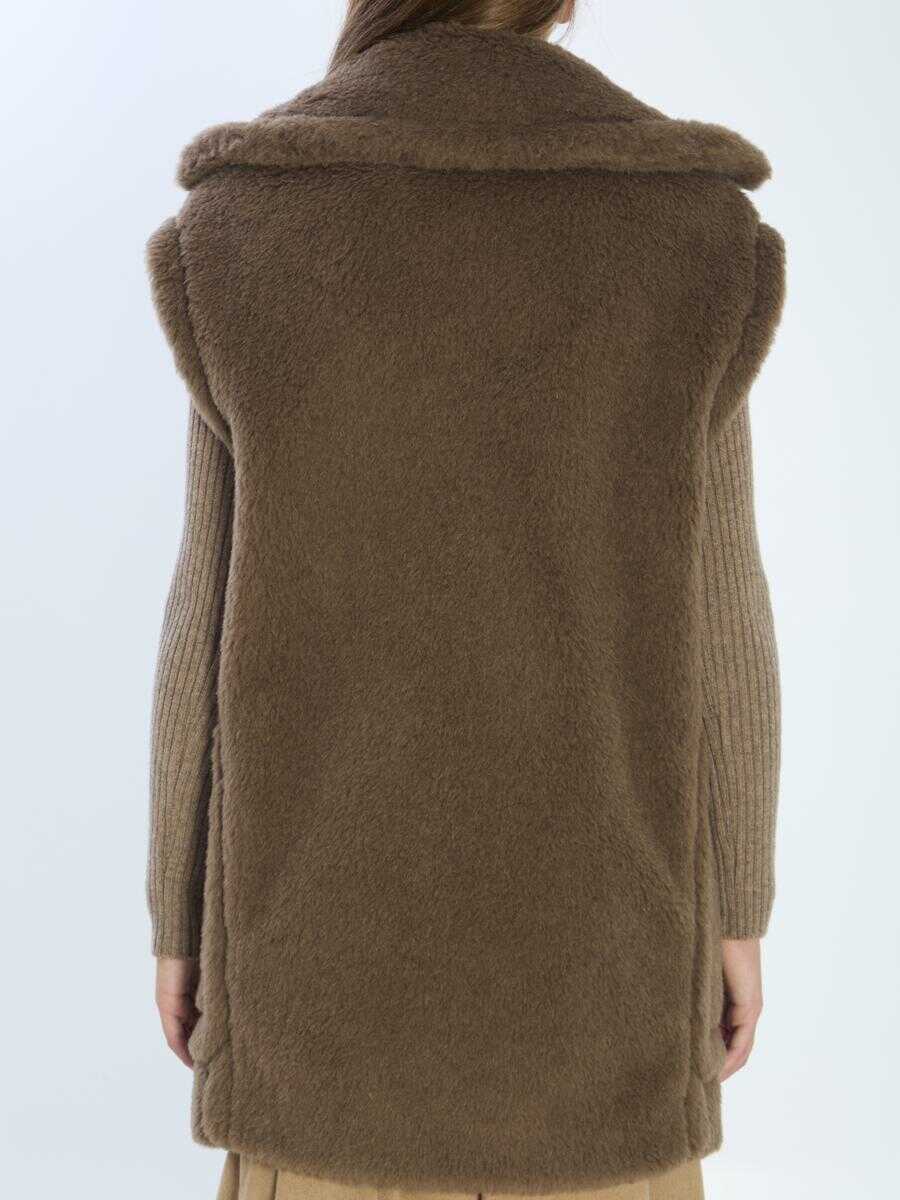 Geci Max Mara Teddy Vest BROWN Femei (BM 18900849) 4