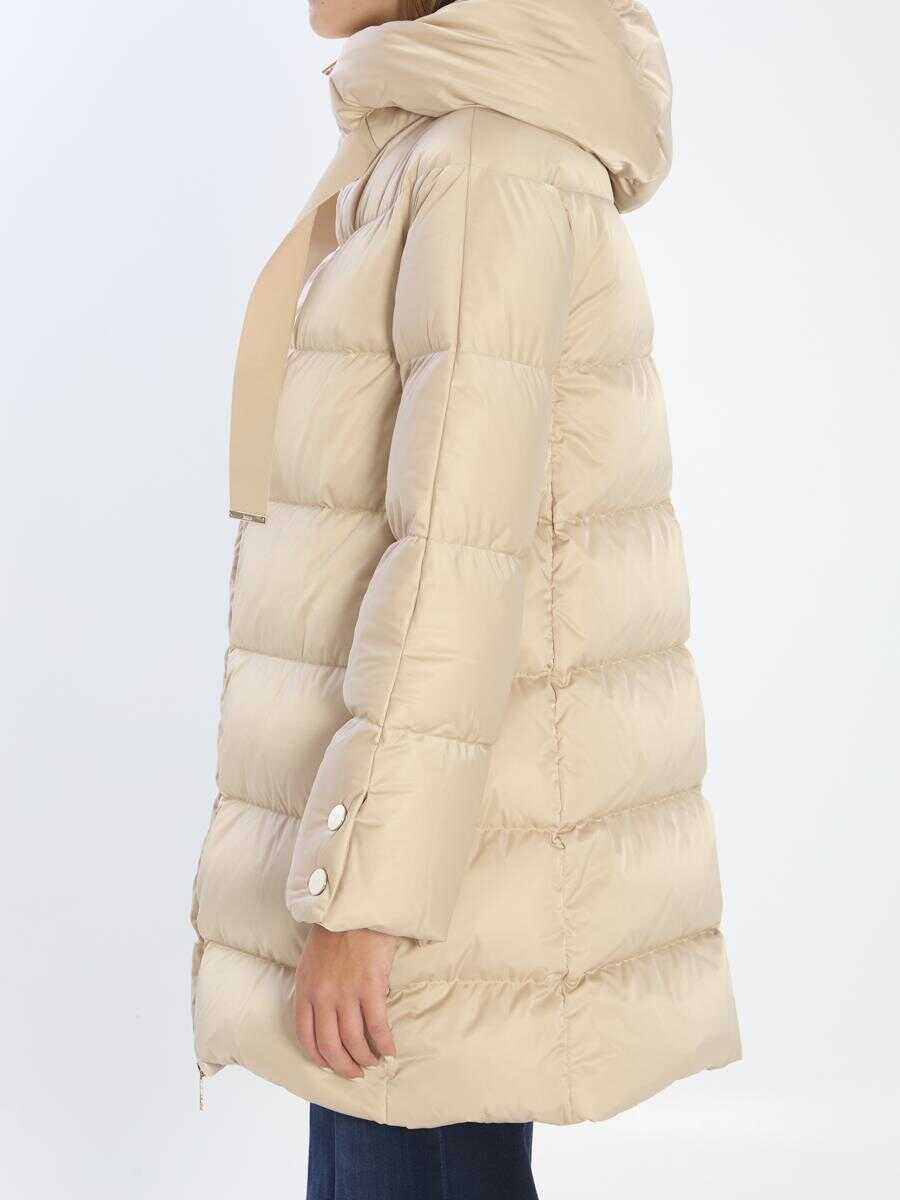 Geci Herno A-Shape Puffer Jacket Beige Femei (BM 18900870) 3
