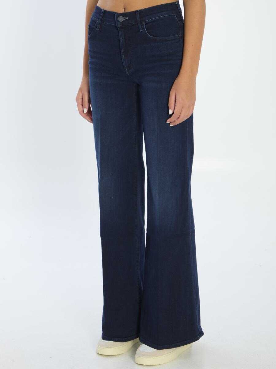 Blugi MOTHER The Twister Sneak Denim Jeans BLUE Femei (BM 18900873) 2