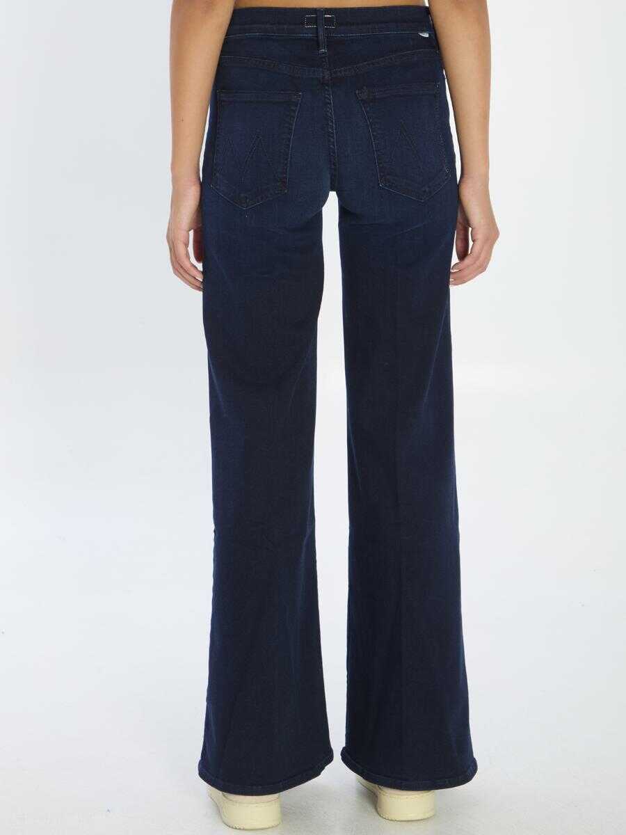 Blugi MOTHER The Twister Sneak Denim Jeans BLUE Femei (BM 18900873) 4