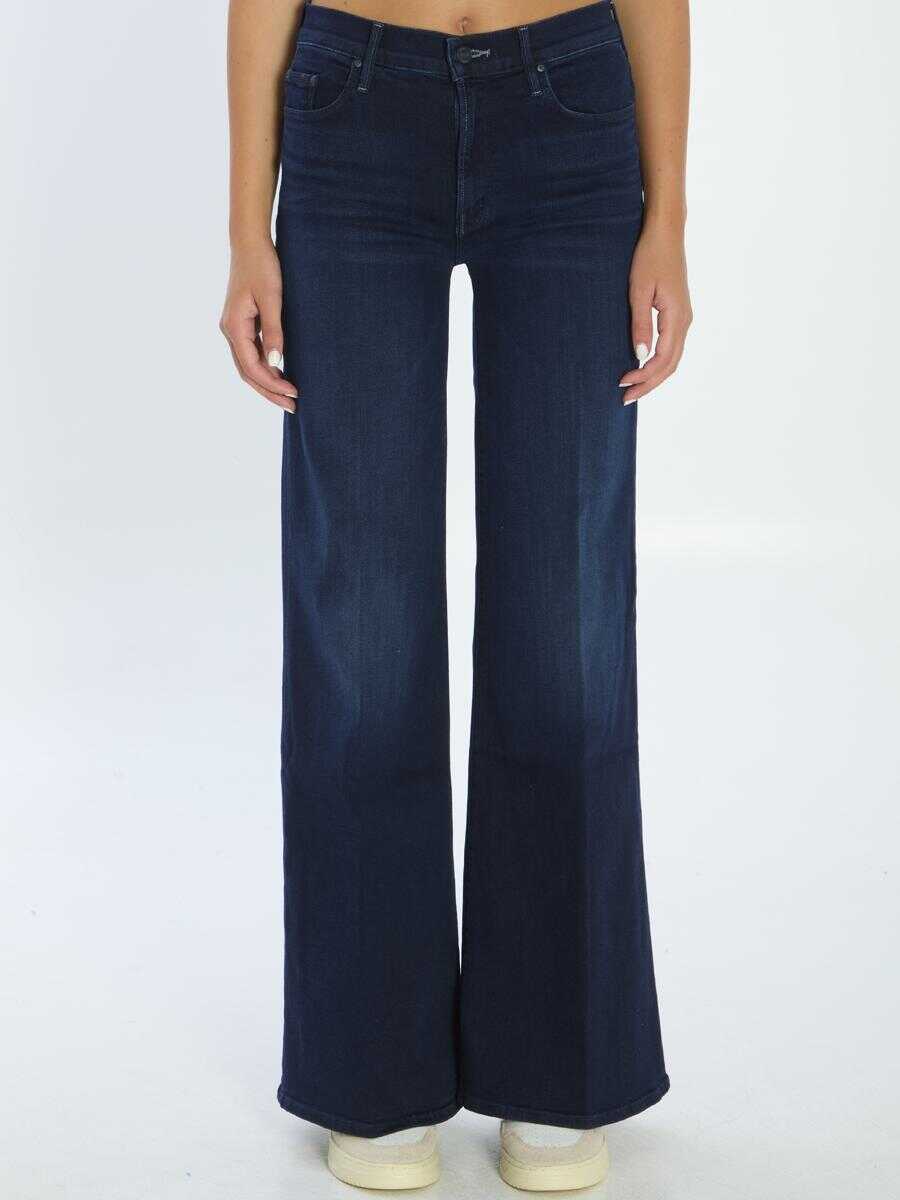 Blugi MOTHER The Twister Sneak Denim Jeans BLUE Femei (BM 18900873) 1