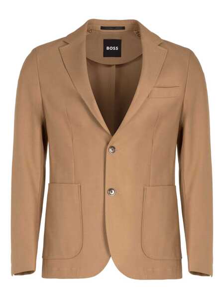 Costume Hugo Boss Boss Single-Breasted Two-Button Jacket Beige Barbati (BM 18901014) 1