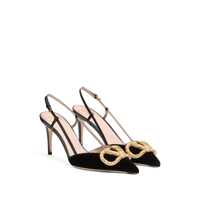 Pantofi cu toc Valentino Garavani Dama - Pantofi cu toc Valentino Garavani Valentino Garavani Heeled Shoes BLACKOCREAMCRYSTAL Femei (BM 18901290) - B-mall.ro