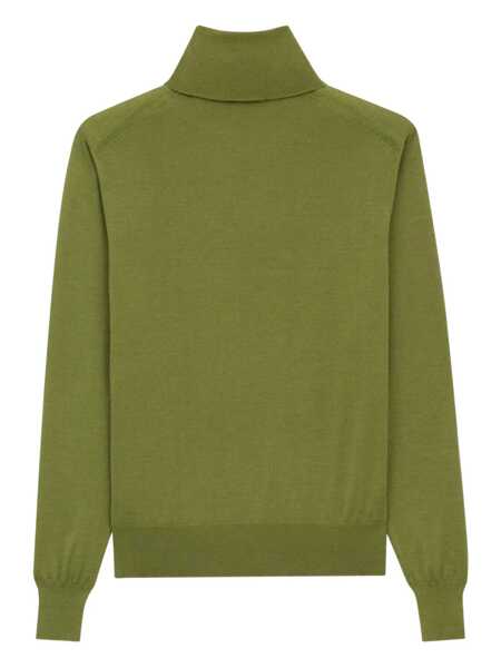 Camasi Saint Laurent Saint Laurent Shirts GREEN Barbati (BM 18901482) 2