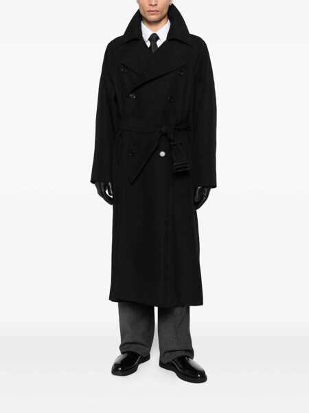 Paltoane Saint Laurent Saint Laurent Trench Black Barbati (BM 18901515) 2