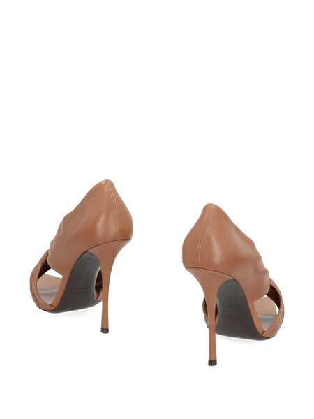 Pantofi cu toc Saint Laurent Saint Laurent Giannutri Leather Pumps BROWN Femei (BM 18901527) 3