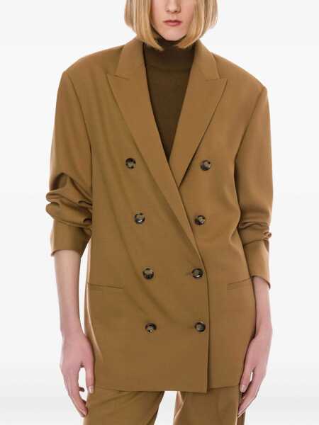 Geci Alberta Ferretti Alberta Ferretti Jackets And Vests Brown Femei (BM 18901683) 4