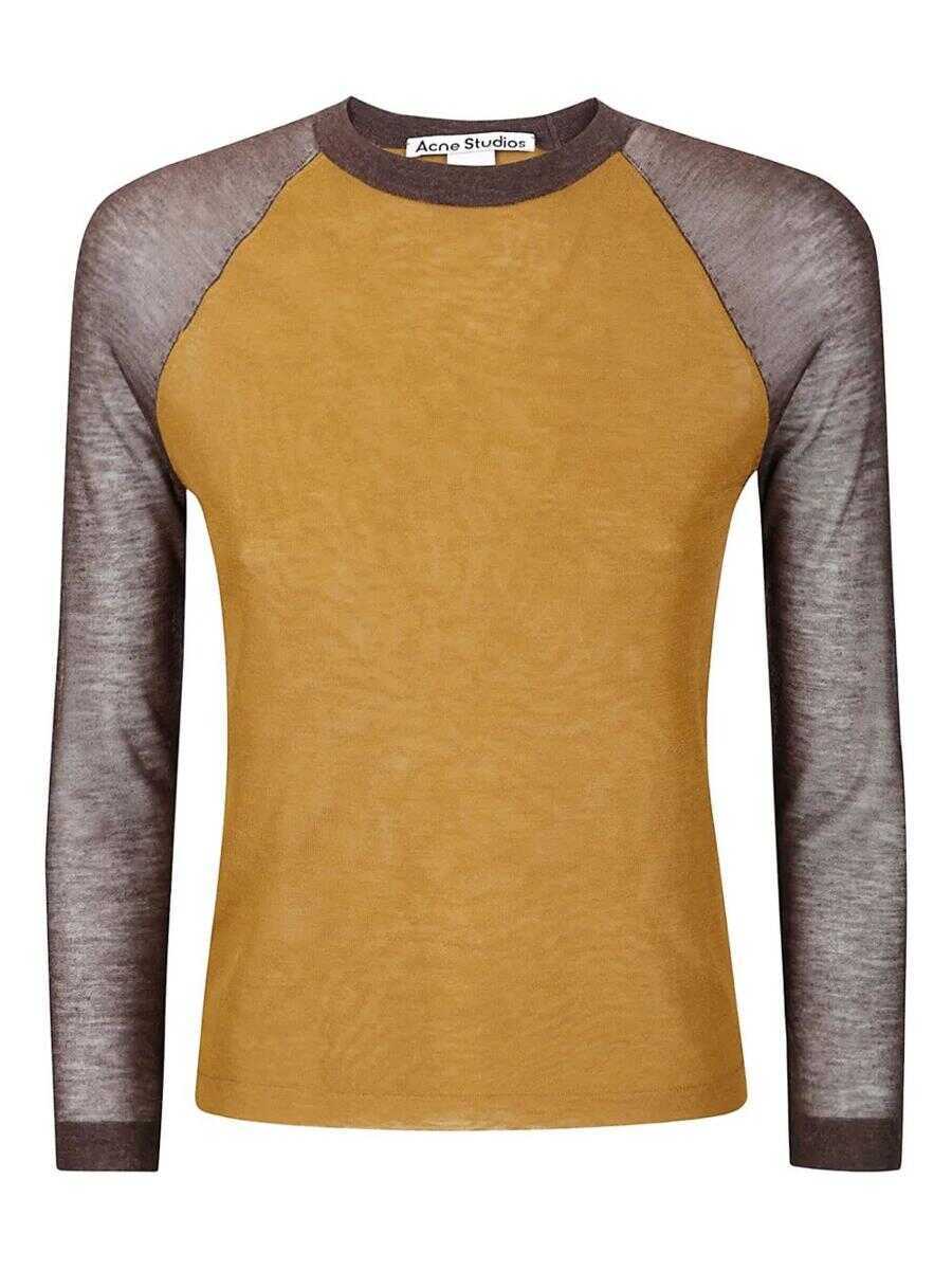 Pulovere Acne Studios Acne Studios Sweater CAMEL BROWN Femei (BM 18901722) 1