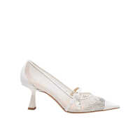 Pantofi cu toc Jimmy Choo Mesh And Leather Pumps Femei