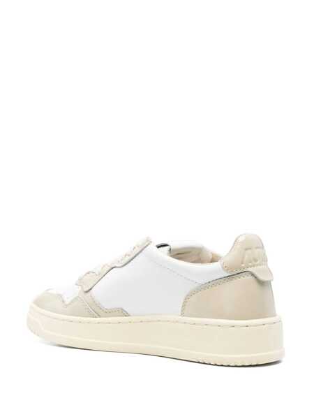 Sneakers AUTRY Autry Medalist Low White Leather And Tidal Foam Sneakers BEIGE, WHITE Femei (BM 18901965) 3