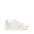 AUTRY Autry Medalist Low White Leather And Tidal Foam Sneakers BEIGE, WHITE
