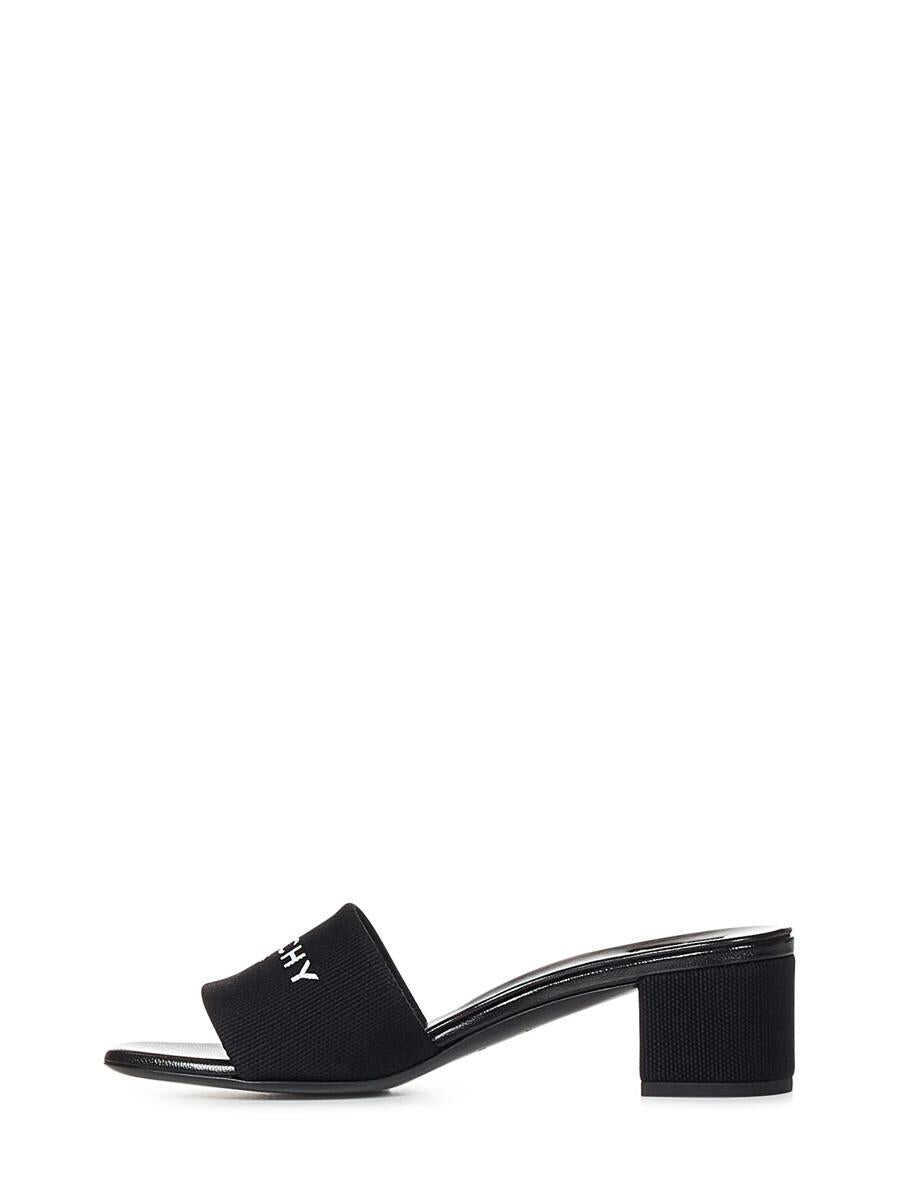Pantofi cu toc Givenchy Givenchy 4G Sandals Black Femei (BM 18902097) 2